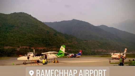 De Katmandou : Billet d'avion Lukla avec transfert partagé