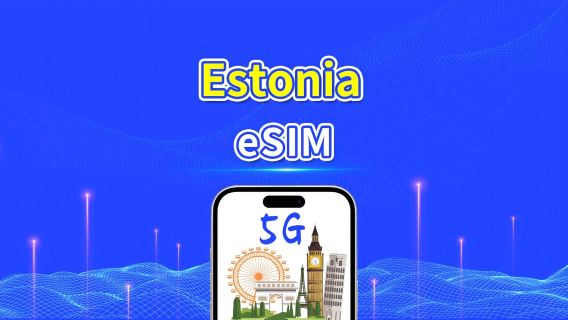 Estonia eSIM | 5G/4G | Daily/Total Data Package | 1-30 days | 24-Hour Billing | QR code