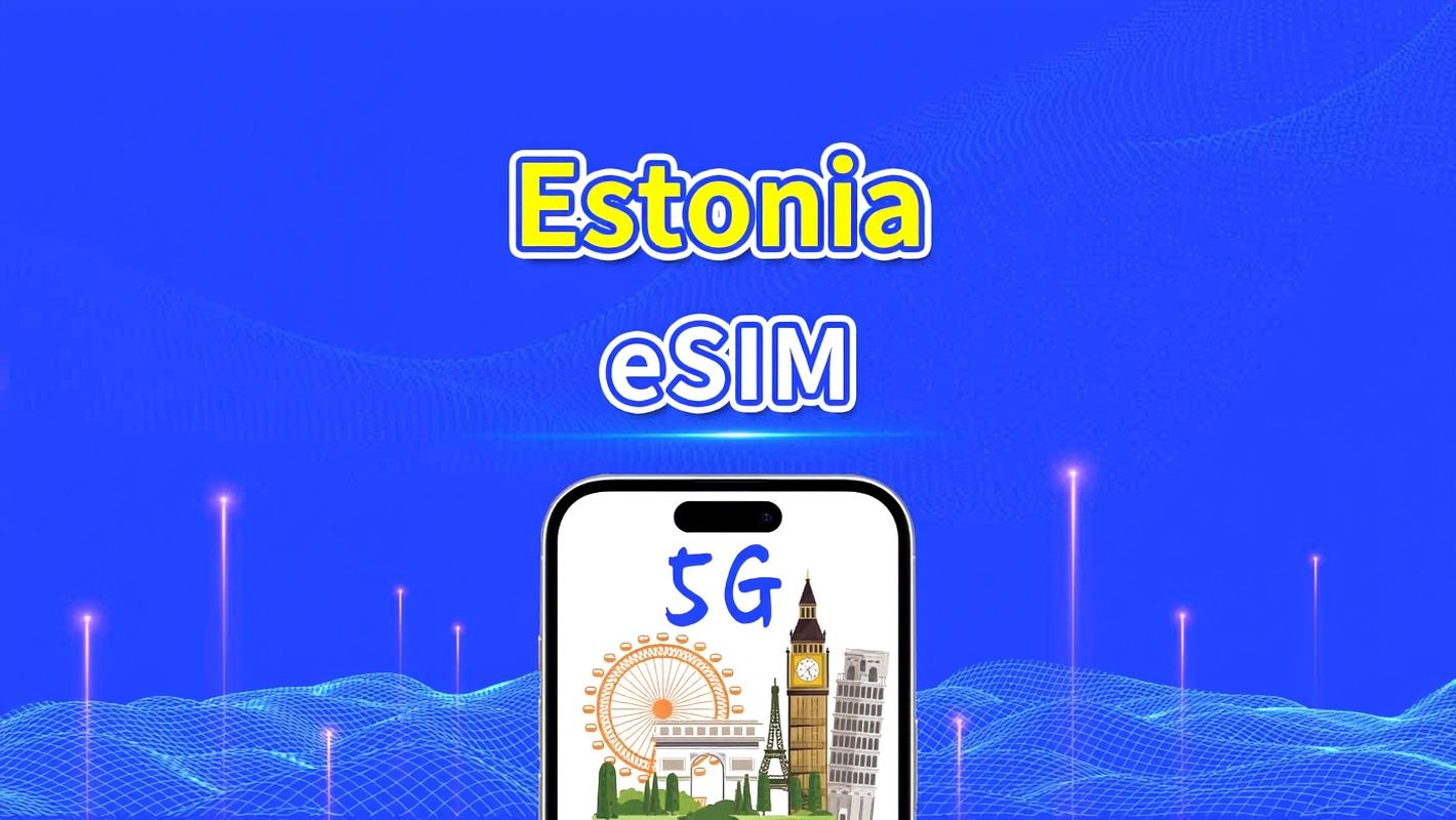 Estonia eSIM | 5G/4G | Daily/Total Data Package | 1-30 days | 24-Hour Billing | QR code