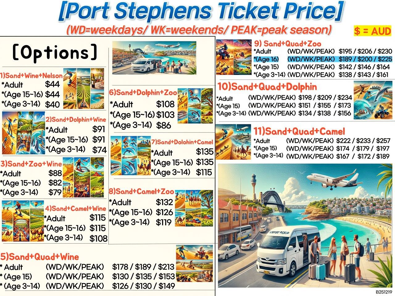 Sydney Port Stephens (Tickets sind nicht inbegriffen)