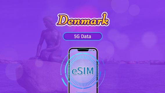 Denmark | 5G/4G eSIM | Total Package | 24H Billing | 7-30 days | QR code