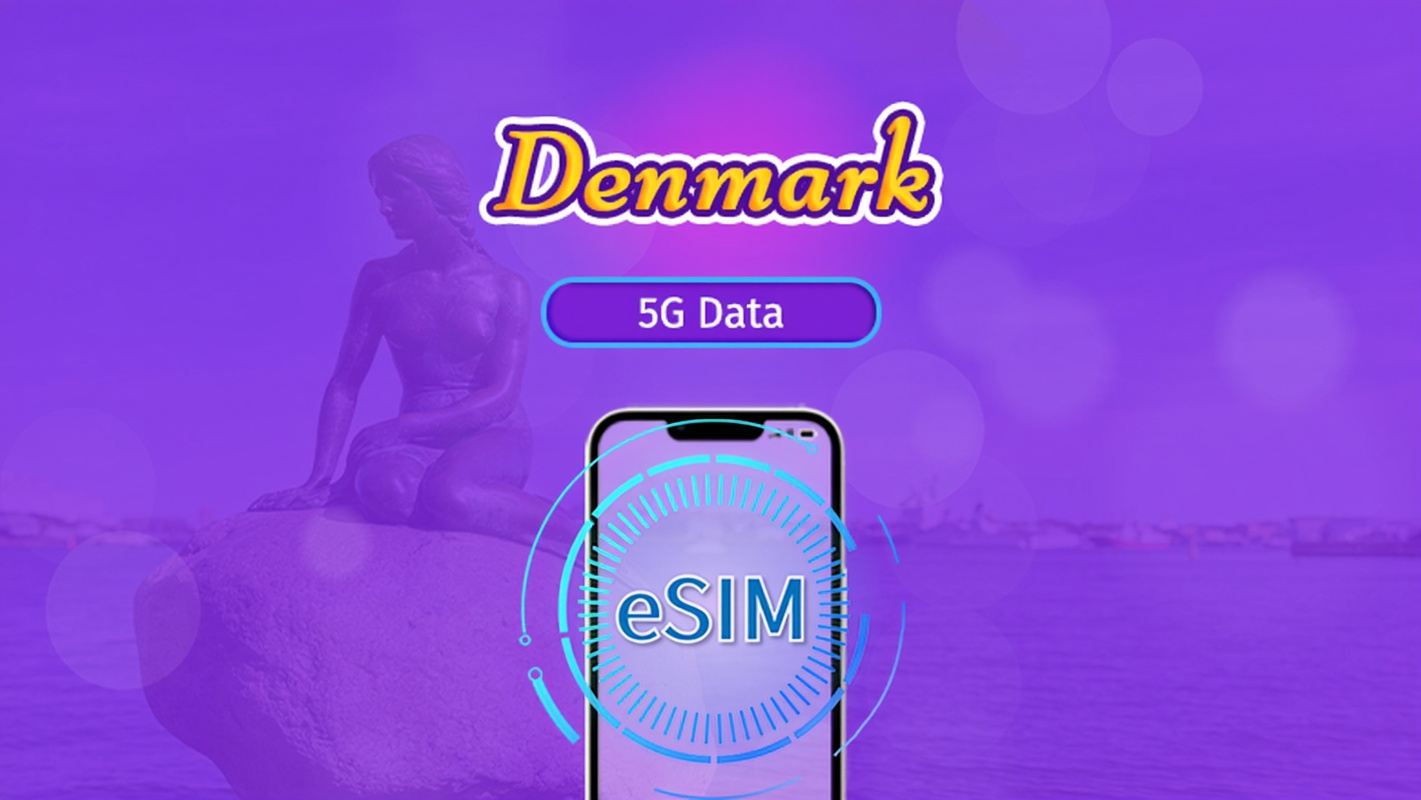 Denmark | 5G/4G eSIM | Total Package | 24H Billing | 7-30 days | QR code
