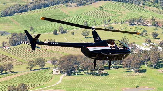 20 Dakikalık Manzaralı Helikopter Uçuşu Hunter Valley
