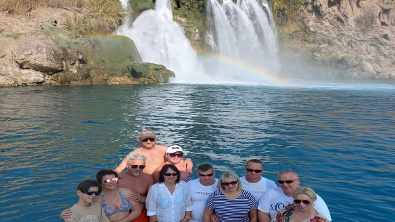 Antalya: Relaxing Boat Trip with Düden Waterfall & Lunch