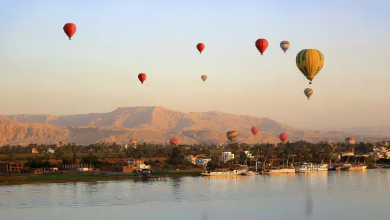 Luxor hot air balloon ride Experience + Valley of the Kings + Queen Hatshepsut Temple one-day tour