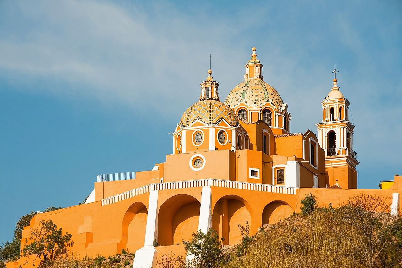 Puebla, Cholula & Tonantzintla Day Trip with Optional Lunch