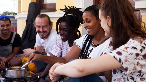 Afrikanische Essens- und Geschichtenerzähltour Kapstadt Stadtzentrum