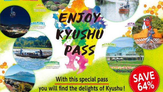 Enjoy Kyushu Pass 2 | บัตรคิวชู 2 (รวม 29 สิ่งอำนวยความสะดวก)
