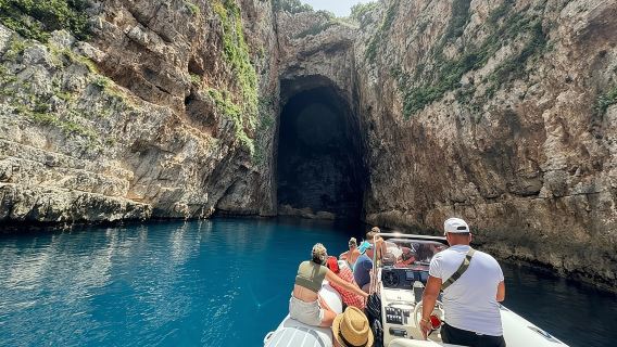 Vlore: Speed Boat Trip to Haxhi Ali Cave and Karaburun Peninsula