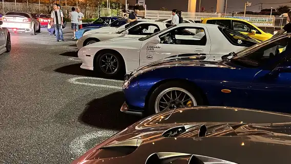 Tokyo: Real Japan Car Culture Daikoku JDM Meet Tour (R34/RX+More)