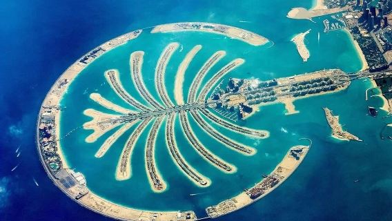 杜拜棕櫚島沙灘+阿法迪歷史街區+杜拜購物中心+哈利法塔