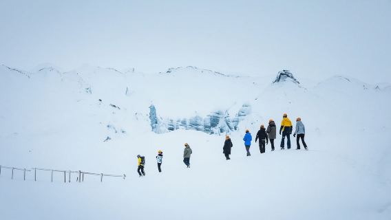 Da Vik: tour del ghiacciaio Myrdalsjokull e della grotta di ghiaccio di Katla