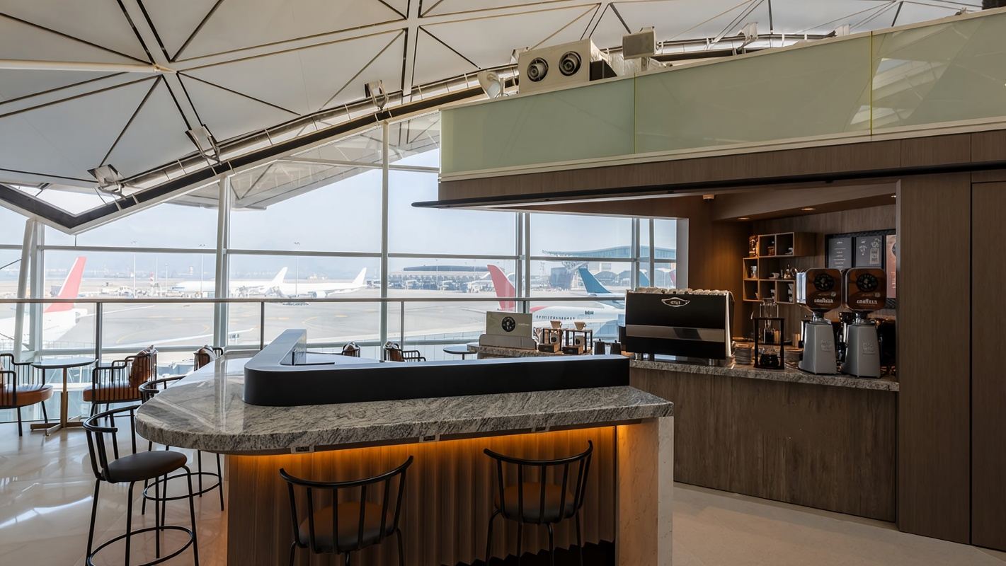 Salone dell'aeroporto internazionale di Hong Kong|Sala VIP|Plaza Premium Lounge|Riposo durante lo scalo|3 ore e 6 ore di utilizzo|Include pasti e doccia (a seconda della disponibilità)