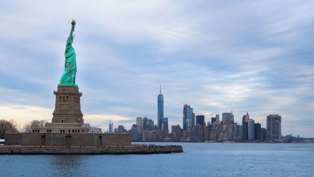 紐約自由女神像+華爾街+時代廣場+帝國大廈夜景【經典城市遊】