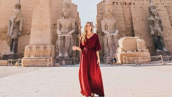 Excursion privée d'une journée à Louxor au départ d'Hurghada (tout inclus)