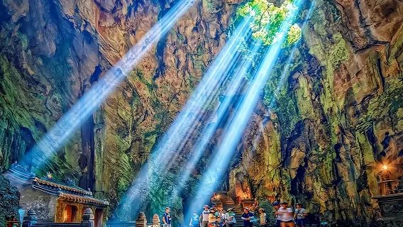 Linh Ung Pagoda – Marble Mountains – Hoi An Ancient Town Daily Ingroup Tour by Trip with 289 reviews