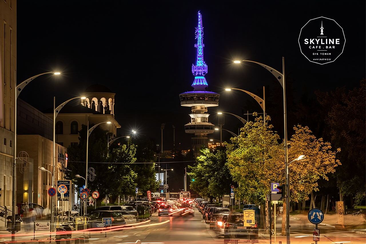 Skyline Cafe Bar en la Torre OTE