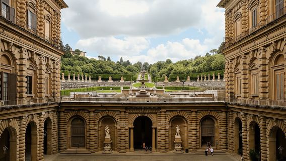 Pitti Palace private tour and Boboli Gardens tickets