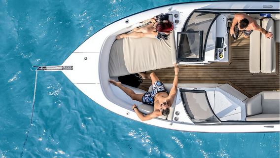 Guided Speedboat Tour with Food, Oil & Wine Tasting