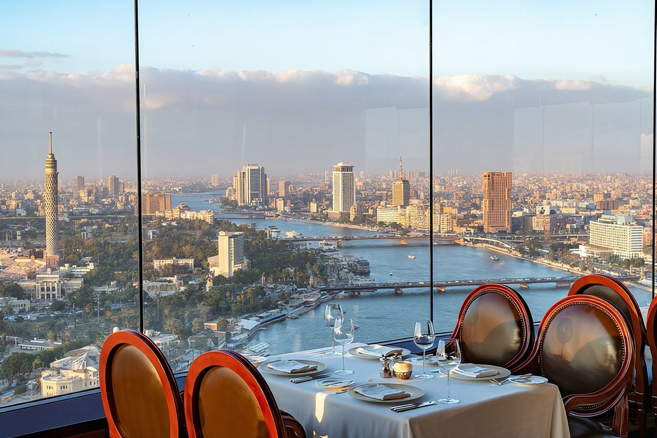 Book Dinner between clouds by full rotating restaurant