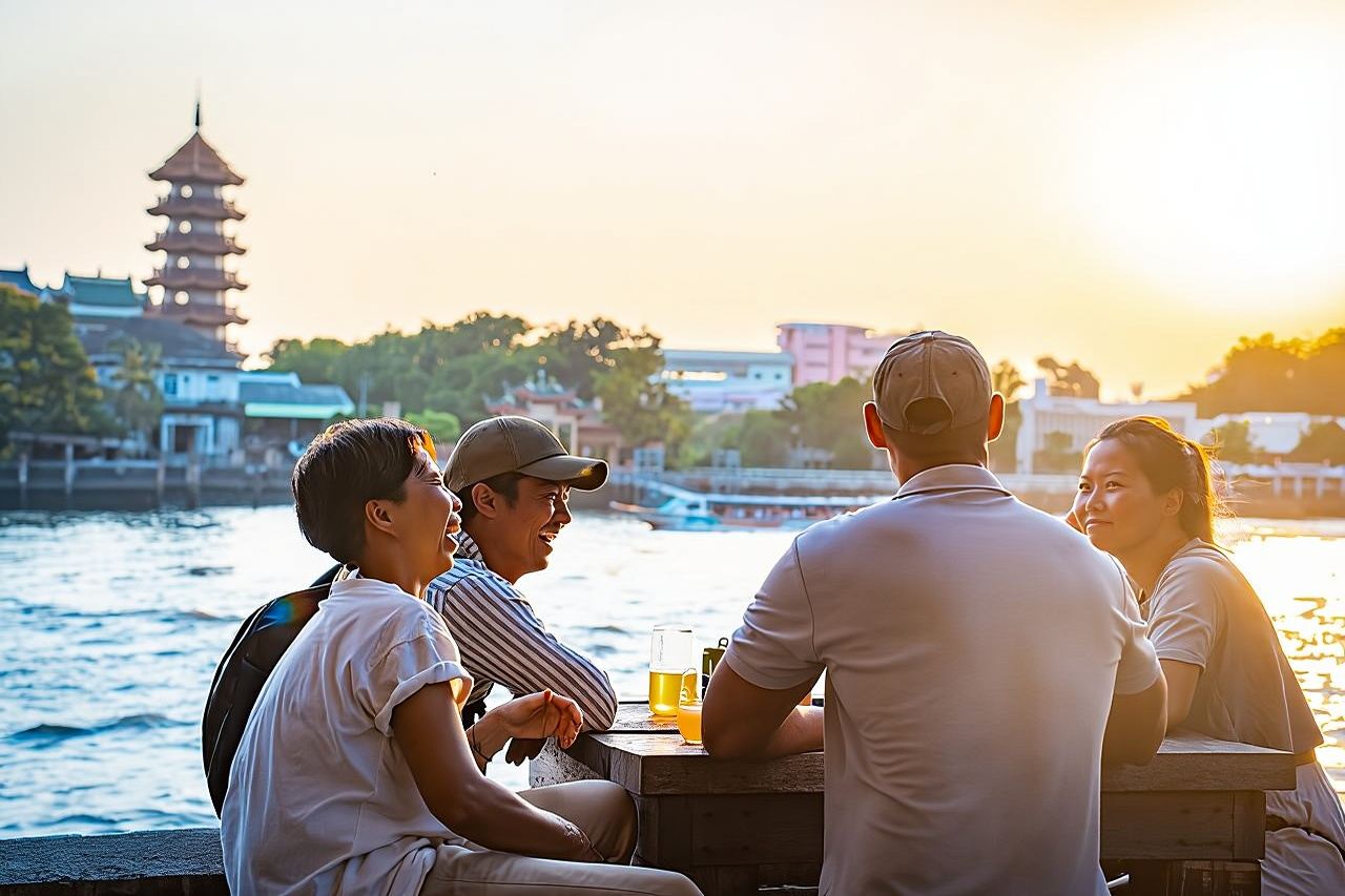 툭툭을 타고 떠나는 방콕 저녁 음식 투어