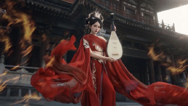 西安Trip Moments【大唐不夜城漢服體驗Trip Moments | 漢服租賃 | 含服裝+妝造+拍攝組合】