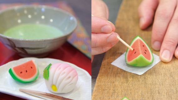 TOMODACHIYA Wagashi confectionery making experience in Kumamoto