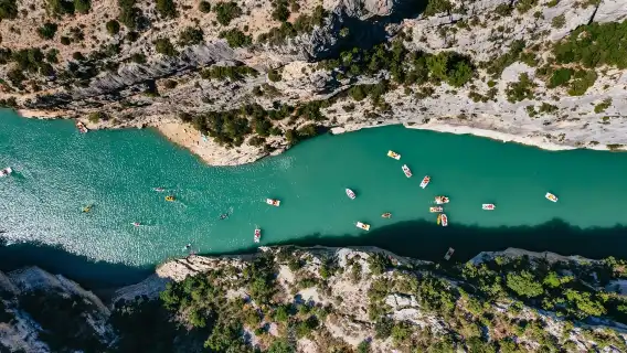 1-day tour to Verdon Gorge and lavender fields from Nice, France (visit the ceramic village)