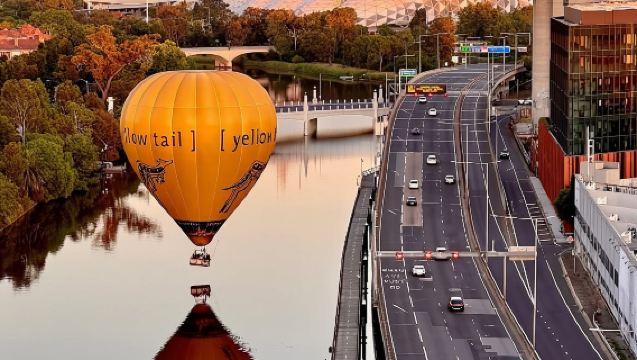 Includes electronic souvenir photos: Yarra Valley Hot Air Balloon Flights in Melbourne, Australia, with optional breakfast