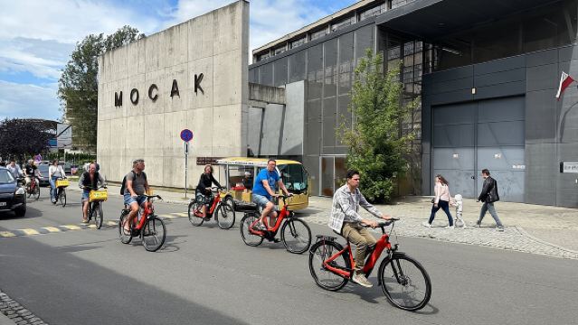 Tour en bicicleta eléctrica de 3 horas en Cracovia