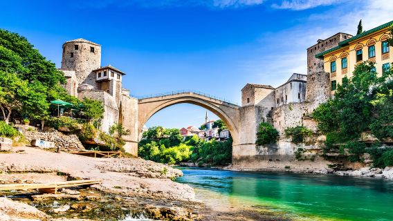 From Split and Trogir: Mostar Tour with Kravica Waterfalls
