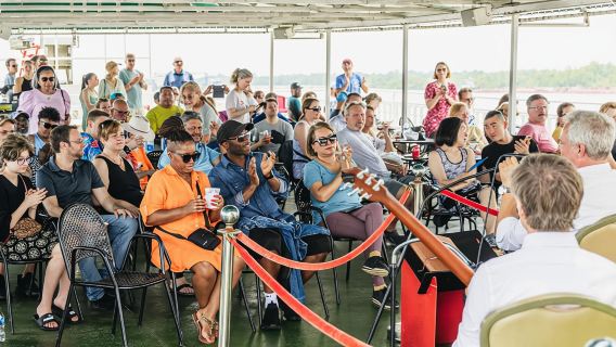 New Orleans: Pelayaran Jazz Steamboat Siang + Makan Tengahari Pilihan