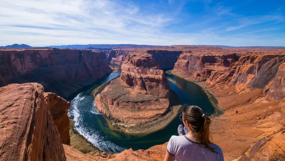 Van Flagstaff: Antelope Canyon en Horseshoe Bend