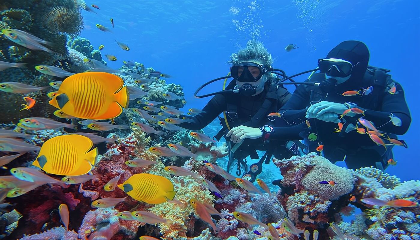 Hurghada Discover Scuba Diving Full Experience in two Diving Spots