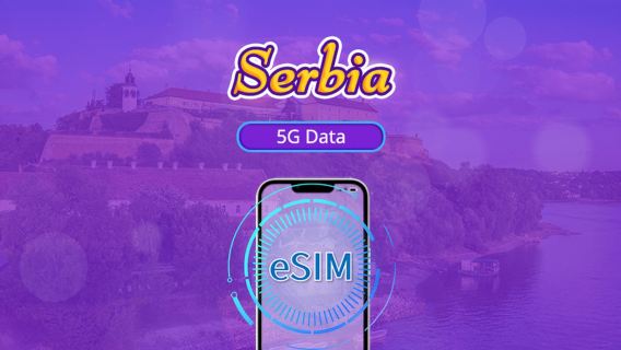 Serbia 5G/4G eSIM | Supports Tiktok & ChatGPT | Daily package/traffic package | 24 hr billing | 1-30 days | QR code