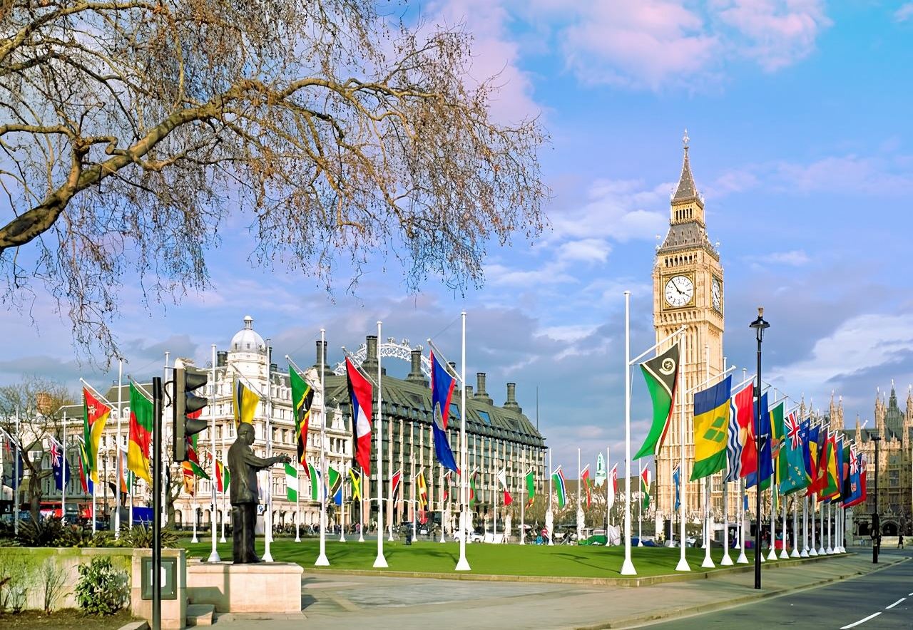 Британский музей + Биг-Бен + Тауэрский мост + Трафальгарская площадь + Даунинг-стрит