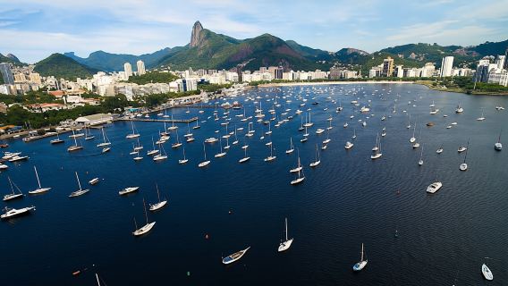Rio by the sea Guanabara Bay cruise with lunch and Christ Redeemer by train