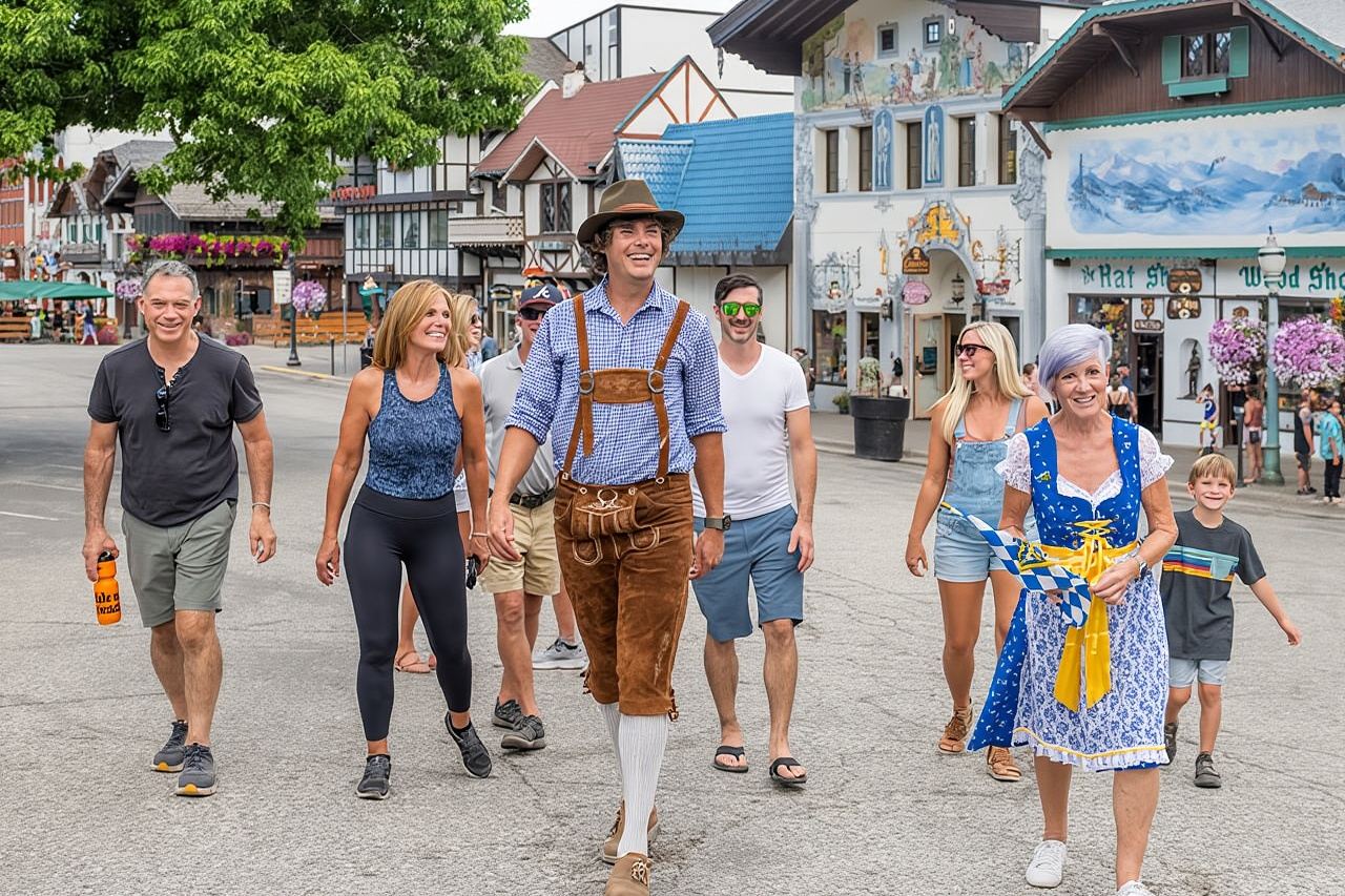 Tour storico a piedi a Leavenworth