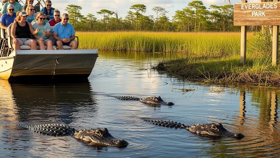 Everglades-Nationalpark-Airboat-Tour mit Abholung in Miami