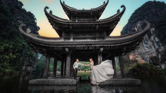 1-day tour of Ninh Binh's Trang An in Vietnam [Bai Dinh Pagoda + Trang An River route]