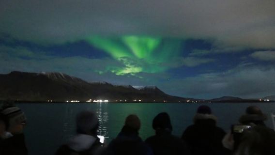 레이캬비크: 사진과 함께하는 북극광 가이드 보트 투어