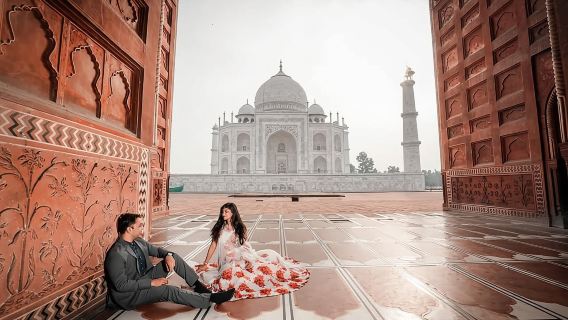 Delhi: Sunrise Taj Mahal & Elephant SOS Tour with Transfers