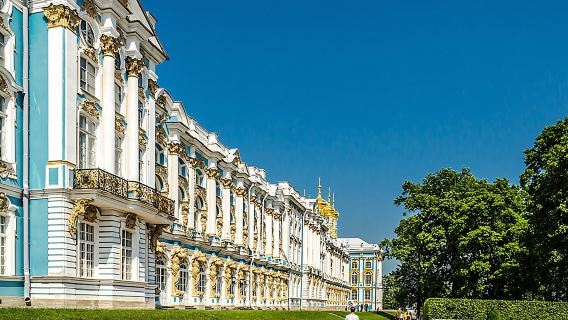 Eremitage Museum + Katharinenpalast + Newa Bootsfahrt Tagesausflug