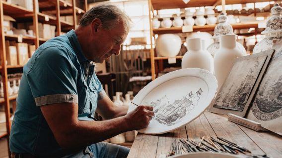 Tour di un giorno alla Fabbrica di Ceramica Blu di Delft + Chiesa Nuova + Centro Vermeer di Delft + Porta Orientale