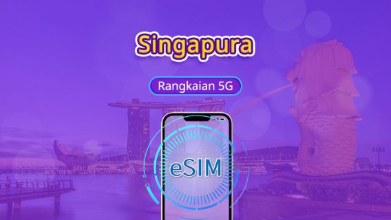 Singapura 5G eSIM | Menyokong TikTok & Google Maps | Pelan harian / Pelan jumlah data | 1–30 hari | Pengebilan setiap 24 jam | Kod QR