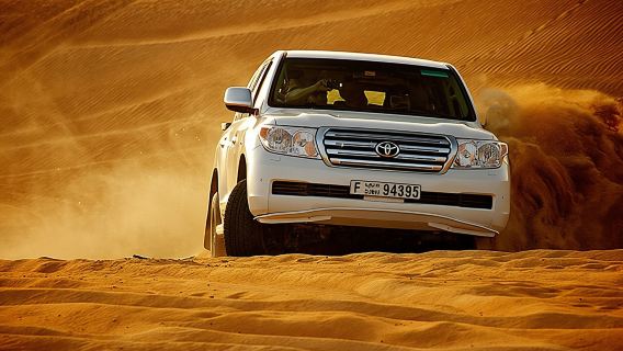 Premium Morning Desert Safari in 4x4 Private Vehicle Up To 6 Pax