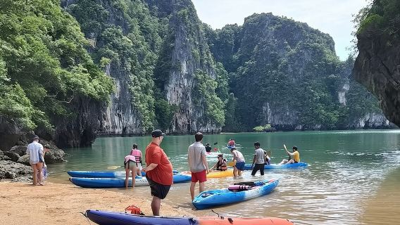 Ein ganzer Tag mit dem Kajak zur Erkundung von 3 Inseln (Meereshöhle Talabeng).