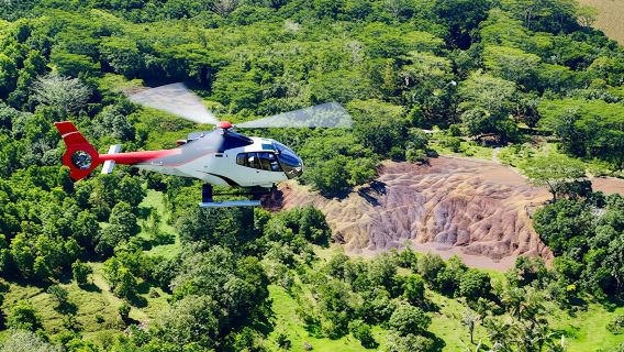 Mauritius 75-minutes private scenic helicopter flight