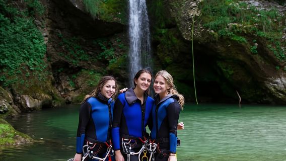 Canyoning and rafting experience in Bled