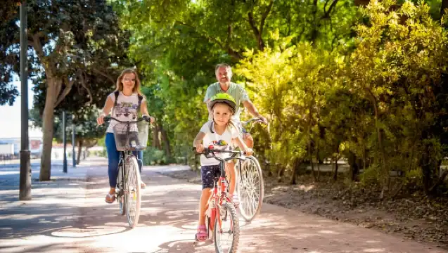 Valencia: Private City Tour on Bike with Drink Stop